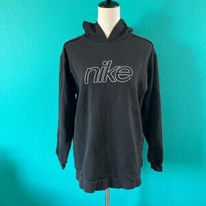 Nike Black Pullover Hoodie Athleisure Loungewear Sports Performance Size L 14-16